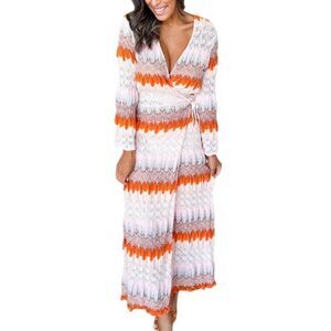 DX Collection Dixie Jen Crochet Dress in multi NWT S